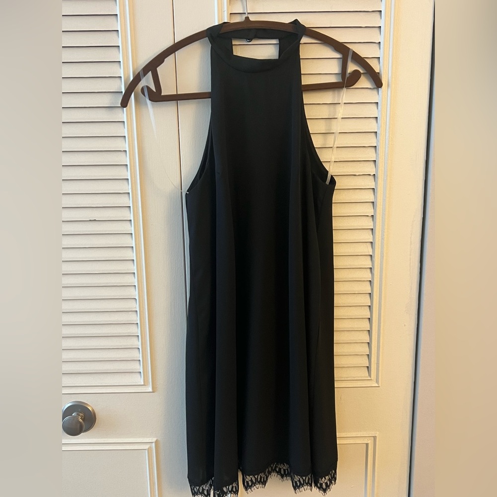 Never worn black halter dress!